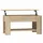 furnicato Couchtisch Höhenverstellbar Braun Eiche 101 x 49 x 52 cm