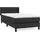 vidaXL Boxspringbett 100 x 200 cm Schwarz