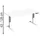 Geramöbel Schreibtisch Elevate Plus, elektrisch höhenverstellbar, HxBxT 630-1.280 x 1.600 x 800 mm, weiß/weiß