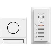 Gira System 106 Audio Set 2406902 1WE weiß