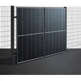Montageset für Doppelstabmattenzaune 2 Module senkrechte Montage Photovoltaik Ba...