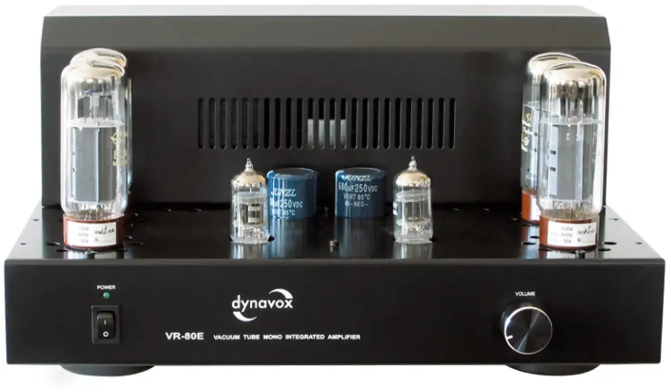 Dynavox Röhren-Mono-Vollverstärker VR-80E - Dynavox Mono Tube Integrated Amplifier VR-80E / Chrom