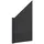 vidaXL Zaunelement WPC und Aluminium 1 x 1 m Schwarz