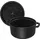 Staub Cocotte 18 cm rund schwarz