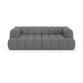 homsy by ana johnson Big-Sofa HOMSY BY ANA JOHNSON "»XL« BOUBELLE Design-Sofa extra tief, Bubble-Optik, Breite 246 cm", dunkelgrau, B:246cm H:75cm T:135cm, 100% Polyester, Sofas, Big-Sofa, 4-Sitzer mit Wellenunterfederung, XL Sitztiefe 100 cm