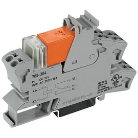 WAGO Gmbh& Co. Kg Stecksockel M.relais 1w, 24v Dc/16a 788-304