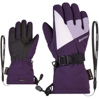 Ziener Kinder LANI Ski-Handschuhe/Wintersport | wasserdicht atmungsaktiv, dark violet, 7