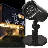 EMOS LED Projektor 3m Kabel spritzwassergeschützt Weihnachtsbeleuchtung Schwarz
