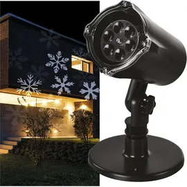 EMOS LED Projektor 3m Kabel spritzwassergeschützt Weihnachtsbeleuchtung Schwarz