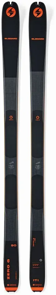 BLIZZARD Tourenski ZERO G LT 080 (flat) - Hr., 001 black/orange (150 cm)