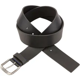 HUGO BOSS Ledergürtel HUGO BLUE "Berker_Sz40", Herren, Gr. 95, schwarz (schwarz 001), Büffelleder, unifarben, Gürtel Ledergürtel, mit BOSS-Schriftzug