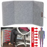 Sichler Haushaltsgeräte Faltbares Fern-Infrarot-Heizpanel 165 W Grau