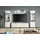 Home Affaire Wohnwand HOME AFFAIRE "FLORENZ, 4-teilige Wohn-Kombination, hochwertige MDF-Front", weiß hochglanz tiefzieh, B:280cm H:160cm T:41cm, Holzwerkstoff, Kastenmöbel-Sets, Wohnwand, Wohn-Kombination, Wohnzimmer-Möbel, Wohnzimmer,Kombination, Kombi