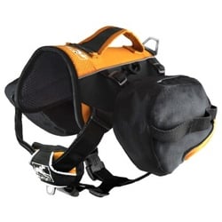 Kurgo Baxter Hunderucksack schwarz/ orange L