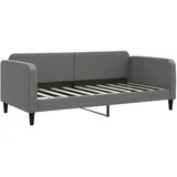 vidaXL Tagesbett 90 x 190 cm Dunkelgrau