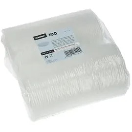 Papstar Starpak Deckel für Verpackungsbecher, PP rund Ø 10,1 cm 0,8 cm transparent