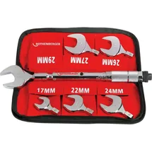 Rothenberger Drehmoment-Gabelschlüssel-Set 17-22-24-26-27-29mm