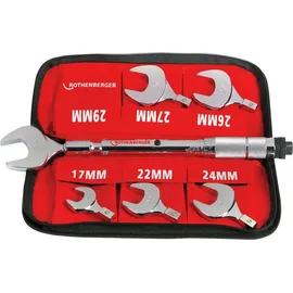 Rothenberger Drehmoment-Gabelschlüssel-Set 17-22-24-26-27-29mm