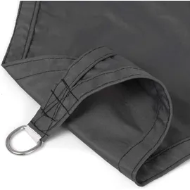 Woltu Sonnensegel Rechteck 5x7m Grau wasserabweisend Sonnenschutz Polyester Windschutz mit UV Schutz für Garten Terrasse Camping