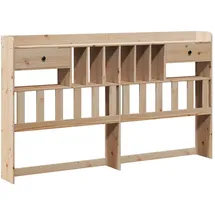 vidaXL Kopfteil mit Stauraum 180 cm Massivholz Kiefer