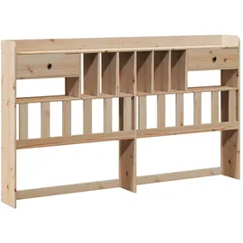 vidaXL Kopfteil mit Stauraum 180 cm Massivholz Kiefer