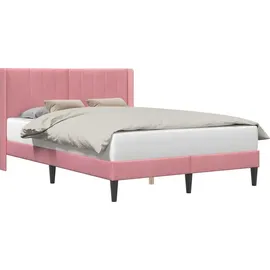 vidaXL Moderner Bettrahmen 120 x 200 cm Rosa