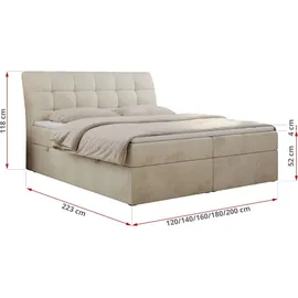 MKS Meble DIEGOS 200 x 200 cm H3 Beige