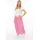 Zwillingsherz Maxirock Damen Floral Rosa L/XL