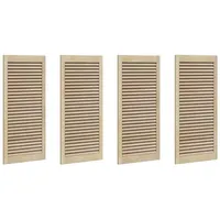 VidaXL Schranktür 4 pcs Natur 140.5 x 2 x