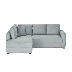 bobb Ecksofa mit Boxspringpolsterung   ¦ grau ¦ Maße (cm): B: 235 H: 90 T: 184.0