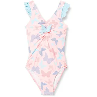 Playshoes UV-Schutz Badeanzug Mädchen Schwimmanzug Badebekleidung, Schmetterlinge, 74/80
