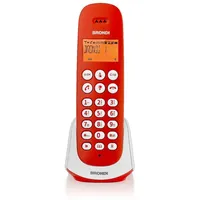 Brondi Adara DECT-Telefon Rot, Weiß Freisprecheinrichtung - Rot, Weiß