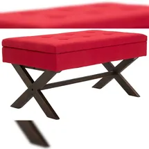 CLP Polsterbank Namaro Rot 110 x 40 x 48 cm