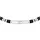 Maserati Iconic Armband Edelstahl schwarz JM334AVD46 Größe 19 cm