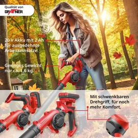 Grafner Akku-Laubbläser 20V