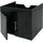 MCW Waschbeckenunterschrank 59 x 48 cm Schwarz