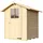 Weka Gartenhaus 317 1,52 x 1,48 m natur