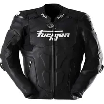 Furygan Raptor Evo III Lederjacke Schwarz/Weiß XL
