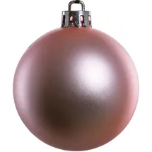 Trendline Weihnachtskugeln bruchfest, langlebig Ø 6 cm rosa 25 Stück