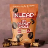 INLEAD Mini Peanut Chocs, 72 g Beutel, Dark Choc