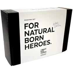 I WANT YOU NAKED Shaving Set White