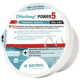 Bayrol Chlorilong Power5 Bloc 5 Funktionen Maxi-Chlortablette 340 g