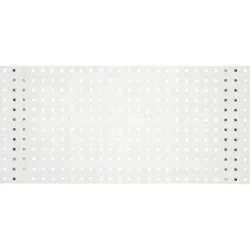 Lochplatte-reinweiß, 1500x450mm - reinweiß