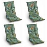 GO-DE Hochlehner Auflage 48 x 118 cm blau/grün/orange floral 4 St.