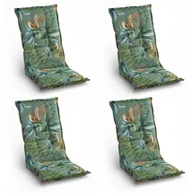GO-DE Hochlehner Auflage 48 x 118 cm blau/grün/orange floral 4 St.