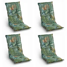 GO-DE Hochlehner Auflage 48 x 118 cm blau/grün/orange floral 4 St.