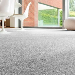 Teppichboden ANDIAMO "Rubino", silber, B:500cm H:0,8mm L:800cm, Kunstfaser, Teppiche, Breite 400 cm oder 500 cm, strapazierfähig & robust
