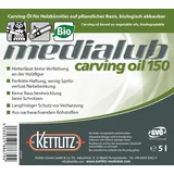 KETTLITZ-Medialub Carving Oil 150 - Bio Kettenöl für Holzschnitzer - Kanister 5 Liter