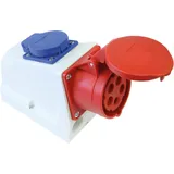 PCE 9215-6 CEE Wandsteckdose 16A 5polig 400V 1St.