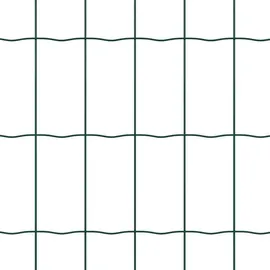 vidaXL Eurozaun Grün 0,4 x 25 m Pvc-beschichtetes Eisen vidaXL